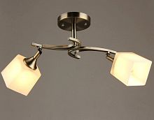 Люстра потолочная двухрожковая Мелодия Света E27 Старая медь картинка 